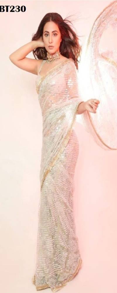 D.NO. BT230 BY BT BUTTERFLY NET FANCY SAREE MANUFACTURER IN INDIA